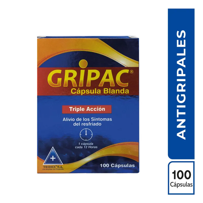 Gripac 100 cápsulas