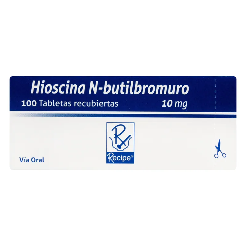 Hioscina N-Butil/bromuro 10 mg 100tbs RC