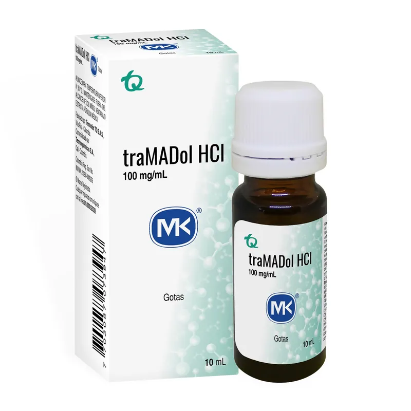 Tramadol 100 mg gotas 10 mL MK