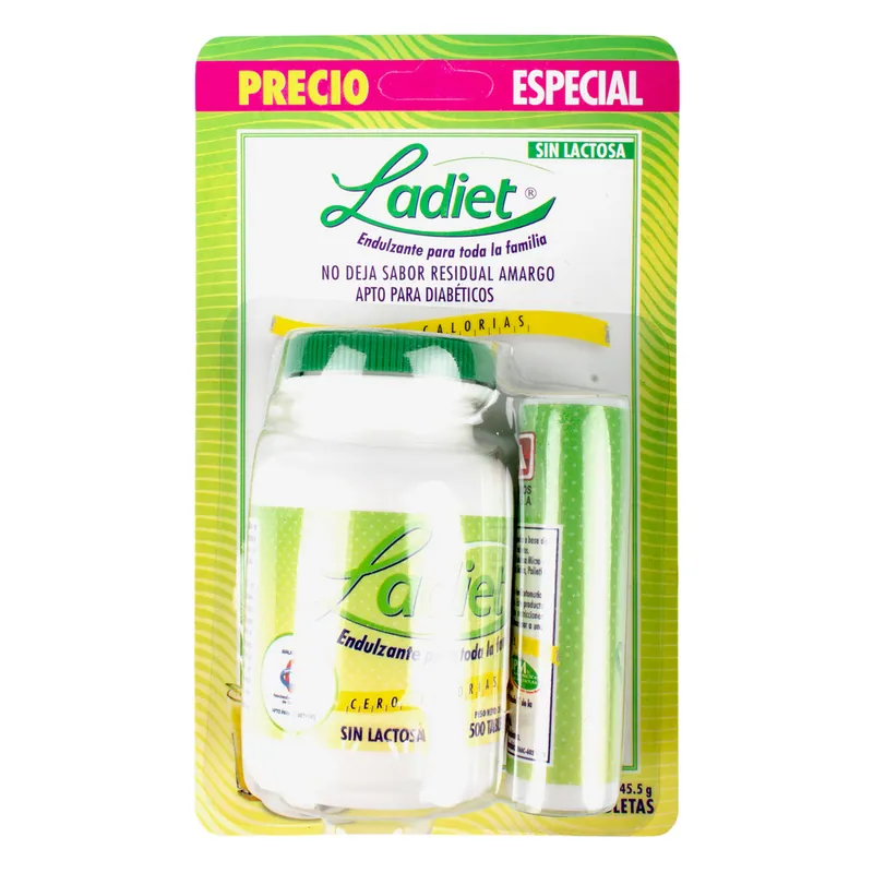 Ladiet 500 Tabletas+disp 150 tabletas P E L a