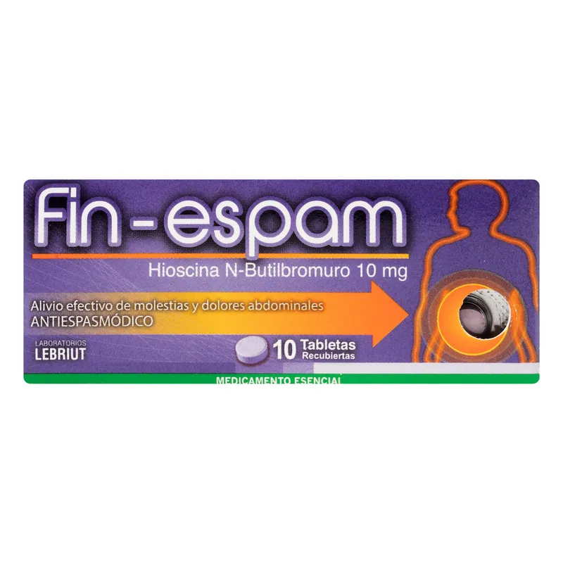 Fin - Espam 10 mg 10 tabletas