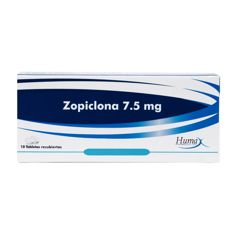 Zopiclona 7.5 mg 10 tabletas HP