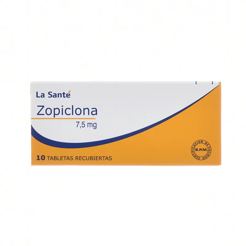 Zopiclona 7.5 mg 10 tabletas LS
