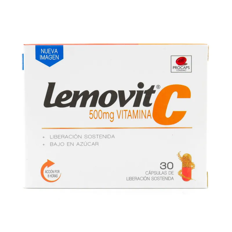 Lemovit C 500 mg 30 cápsulas Lib Sostenida