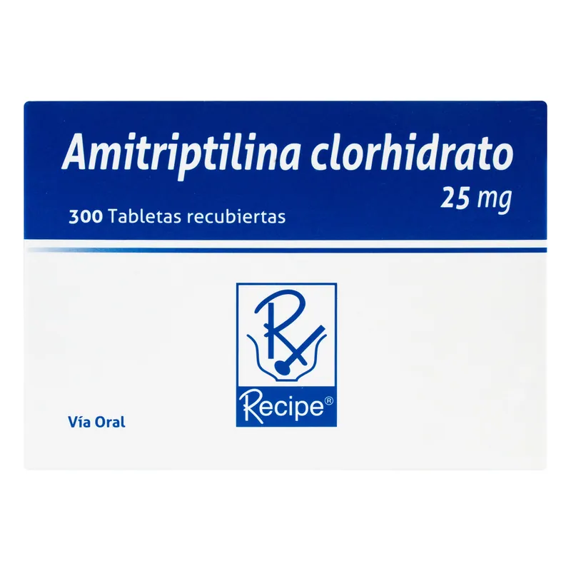 Amitriptilina 25 mg 300 tabletas RC
