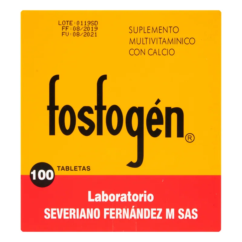 Fosfogen 100 tabletas