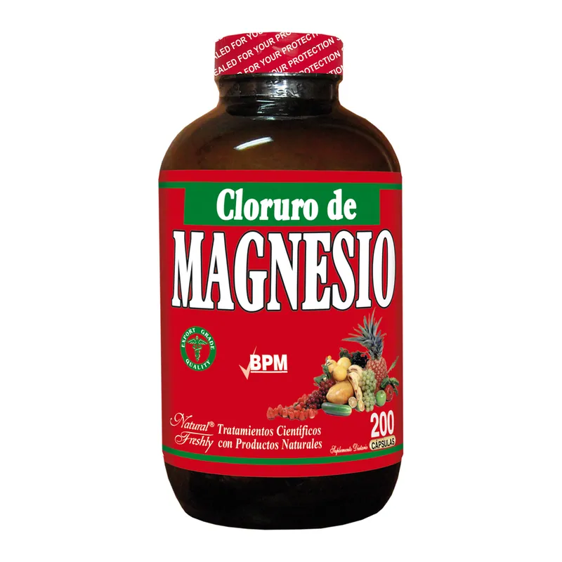 Cloruro de Magnesio 200 cápsulas NF