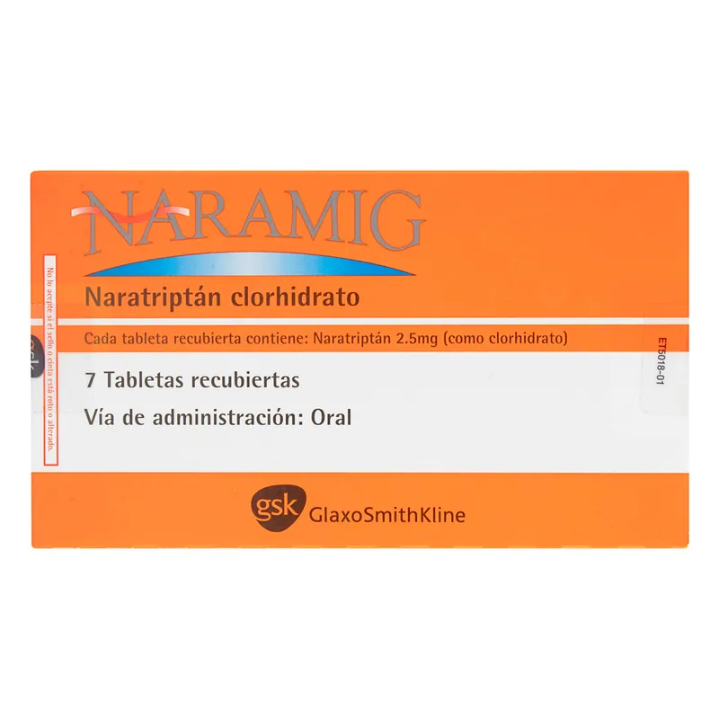 Naramig 2.5 mg 7 tabletas