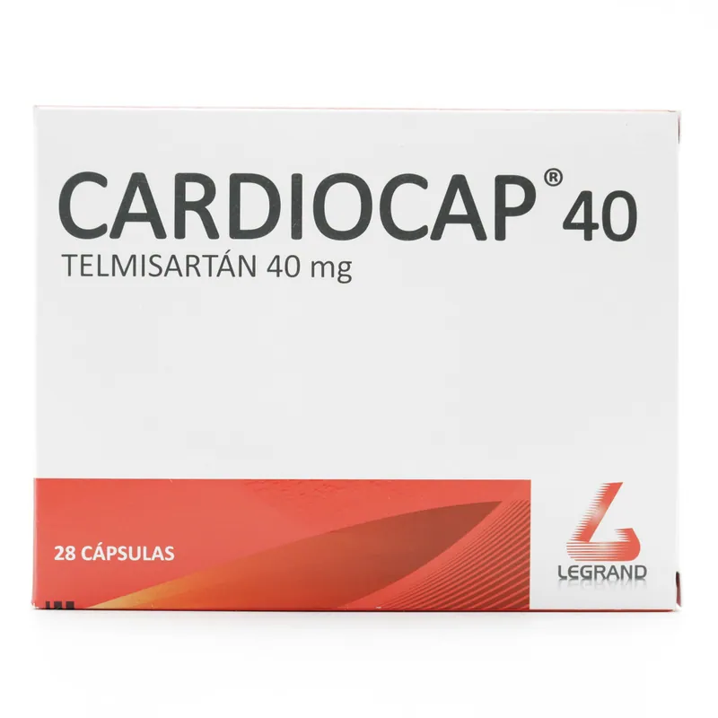 Cardiocap 40 mg 28 cápsulas
