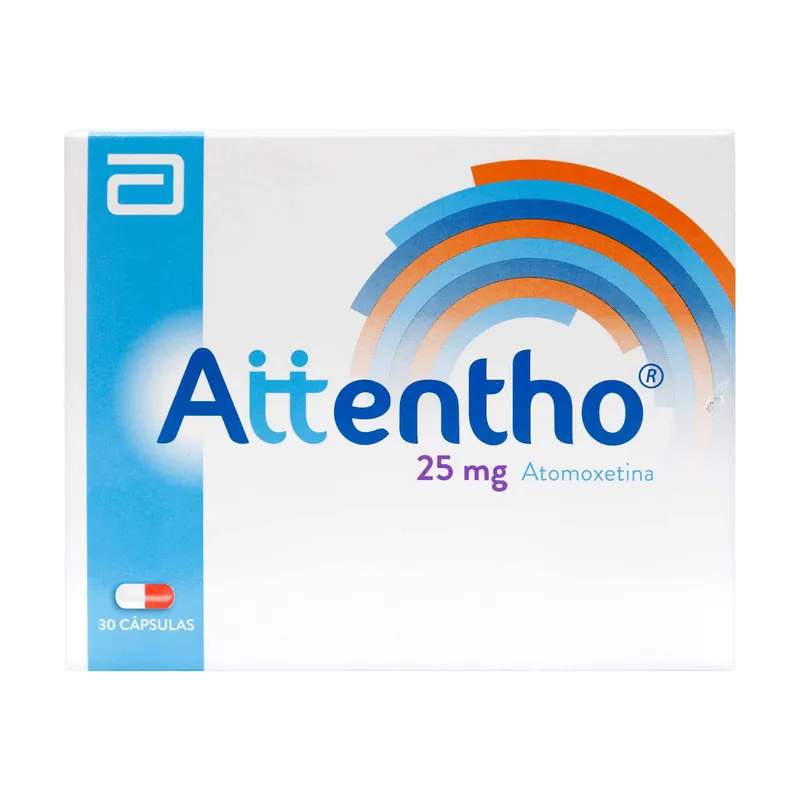 Attentho 25 mg 30 cápsulas