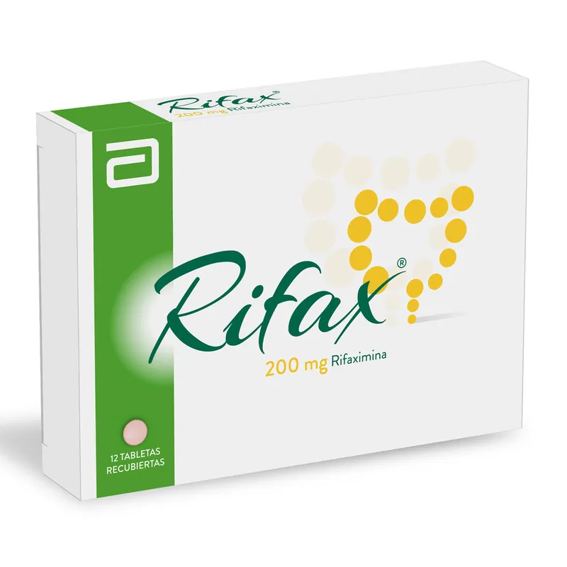 Rifax 200 mg 12 tabletas