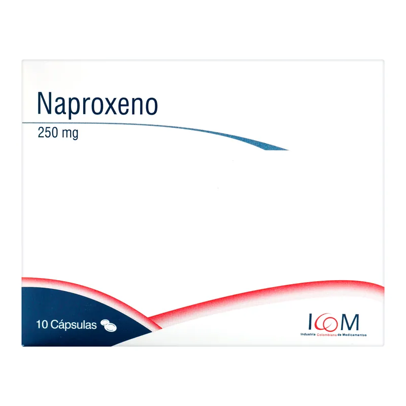 Naproxeno 250 mg 10 cápsulas ICOM MQ
