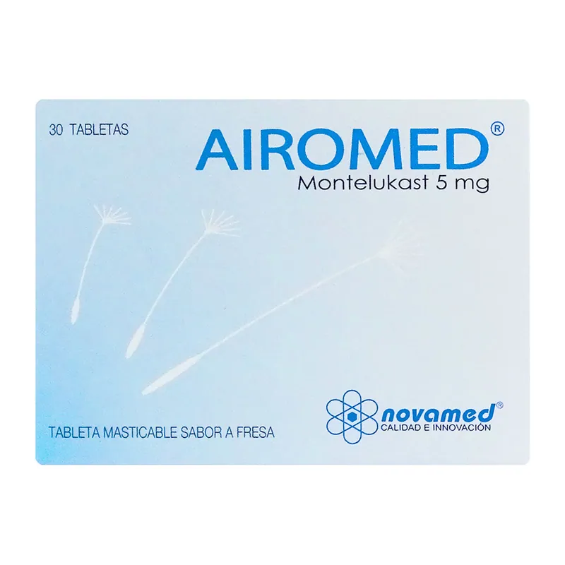 Airomed Masticable 5 mg 30 tabletas