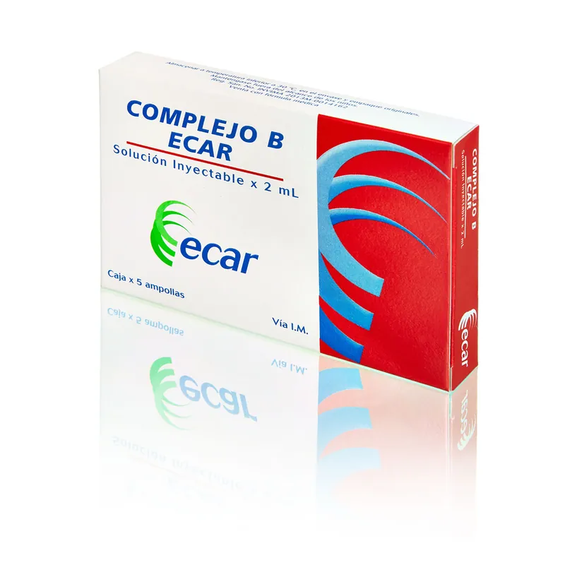 Complejo B 2 mL ampolla 5 unidades Ecar