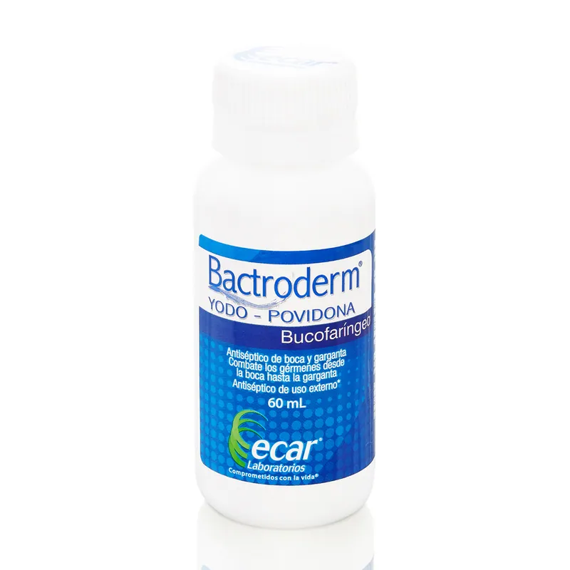 Bactroderm Yodopovidona Bucofaring 60 mL