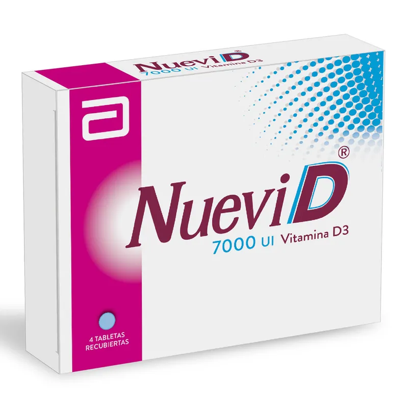 Nuevid 7000 UI 4 tabletas