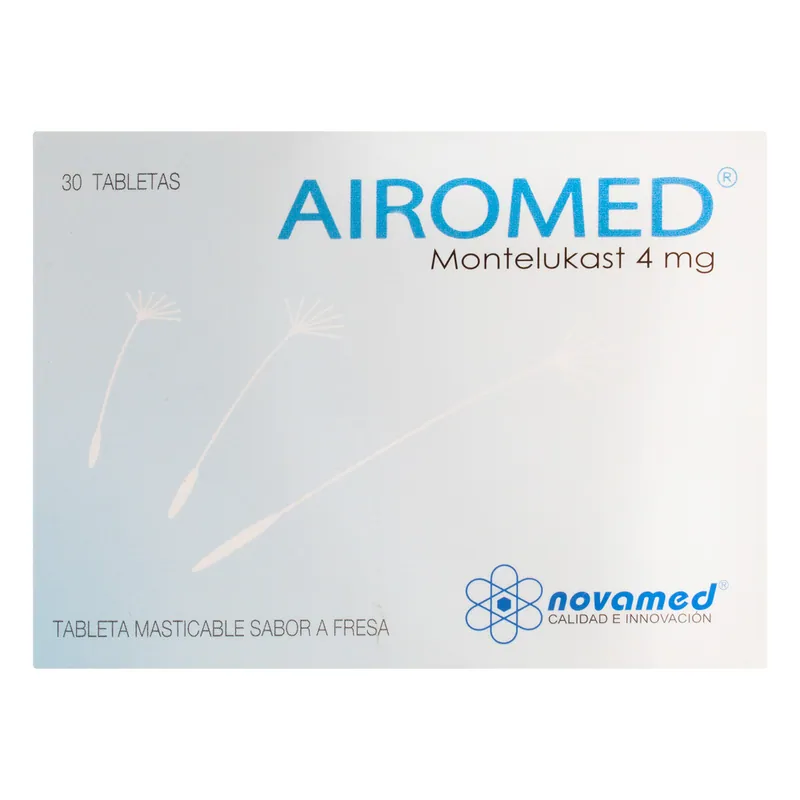 Airomed 4 mg 30 tabletas