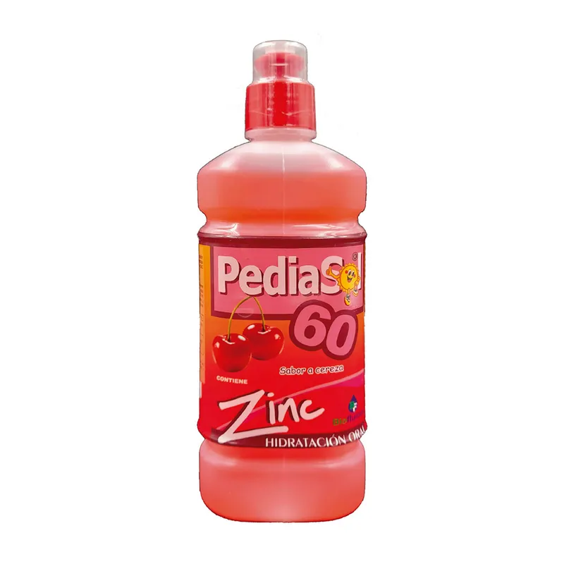 Pediasol Zinc 60 Cereza 500 mL
