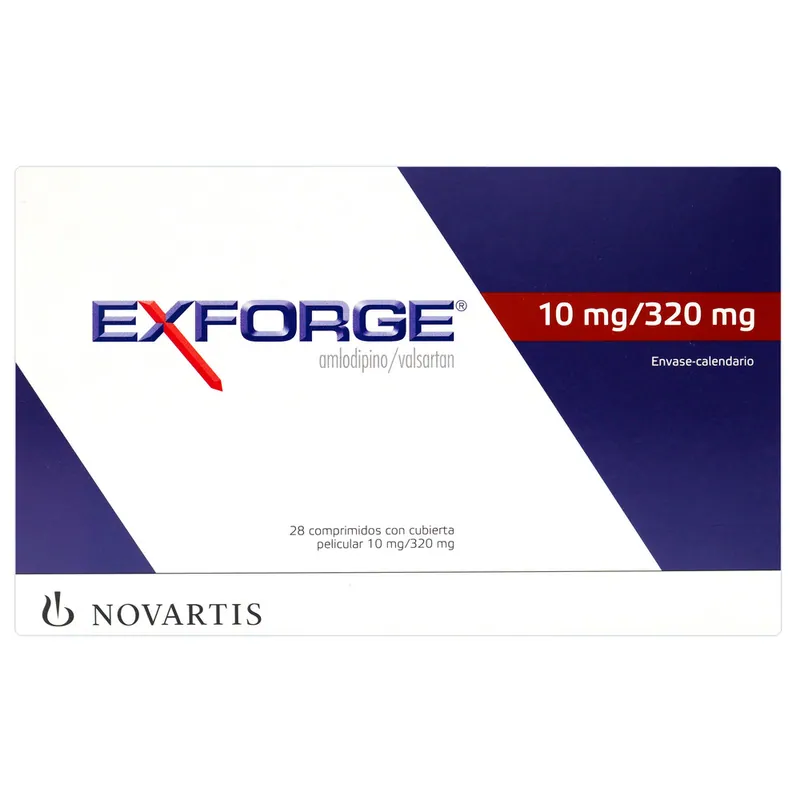 Exforge 10/320 mg 28 tabletas