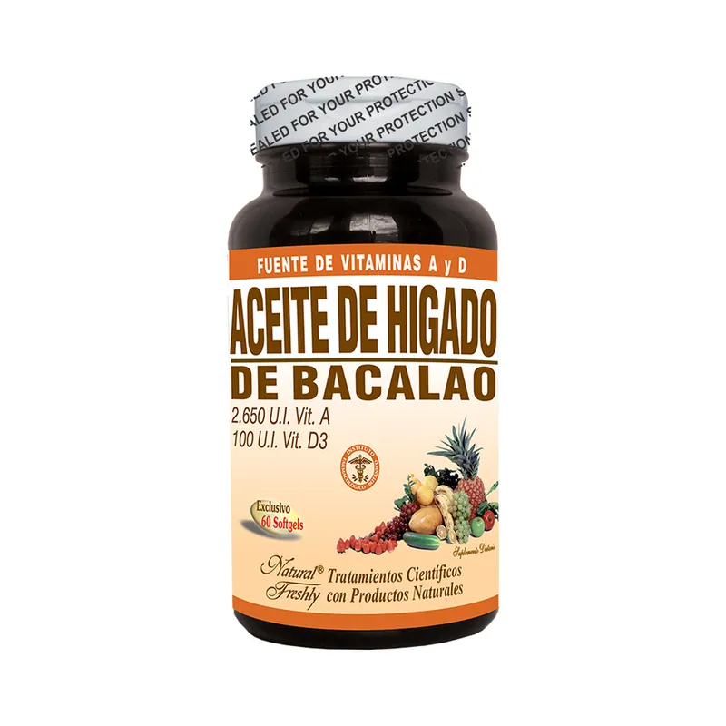 Aceite Higado Bacalao 60 Softgels NF