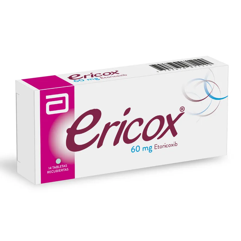 Ericox 60 mg 14 tabletas