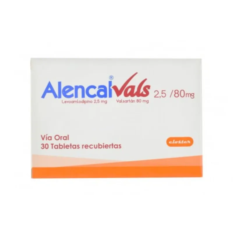 Alencal Vals 2.5 mg/80 mg 30 tabletas