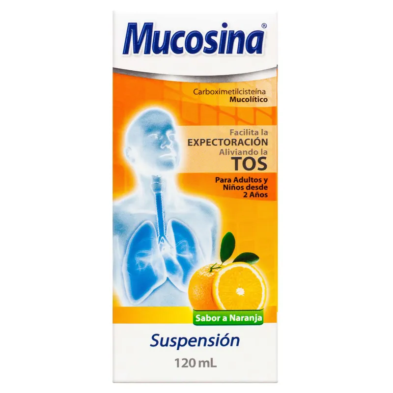 Mucosina suspensión 120 mL