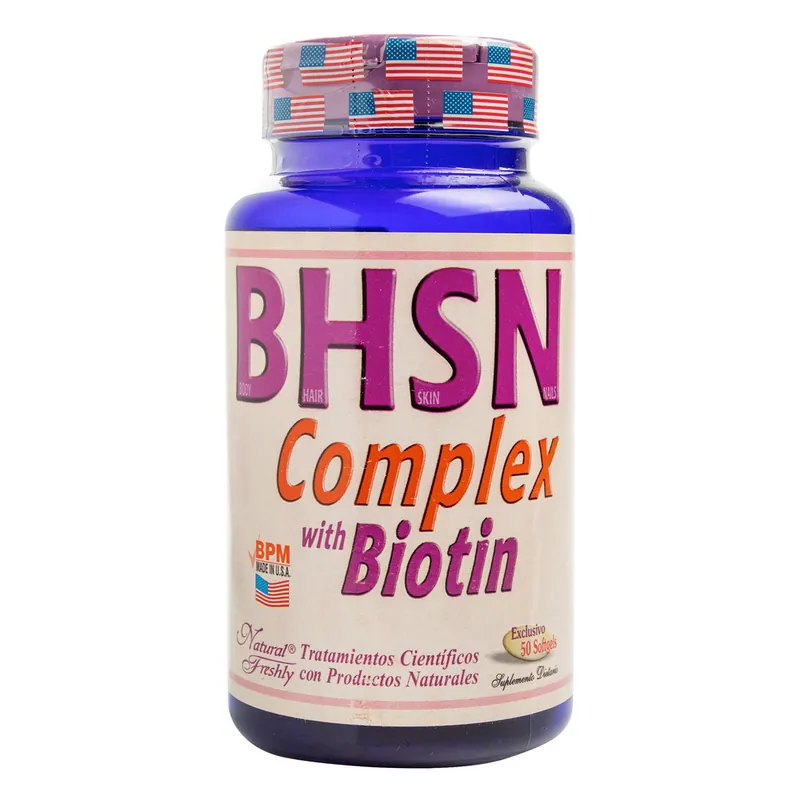 B H S N Biotina Complex 50 Softgels Iva