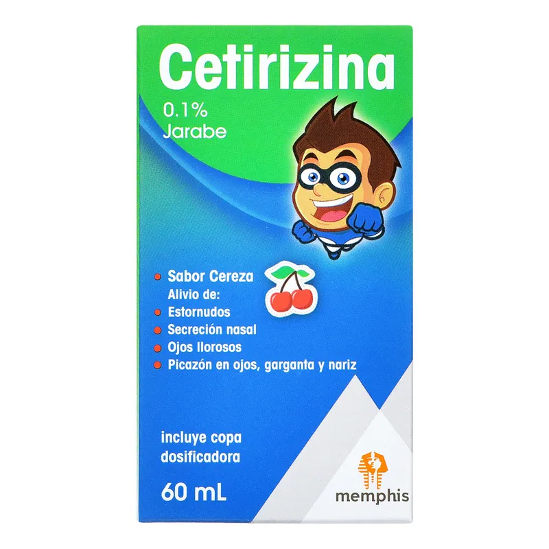 Cetirizina Diclorhidrato jarabe 60 mL MP