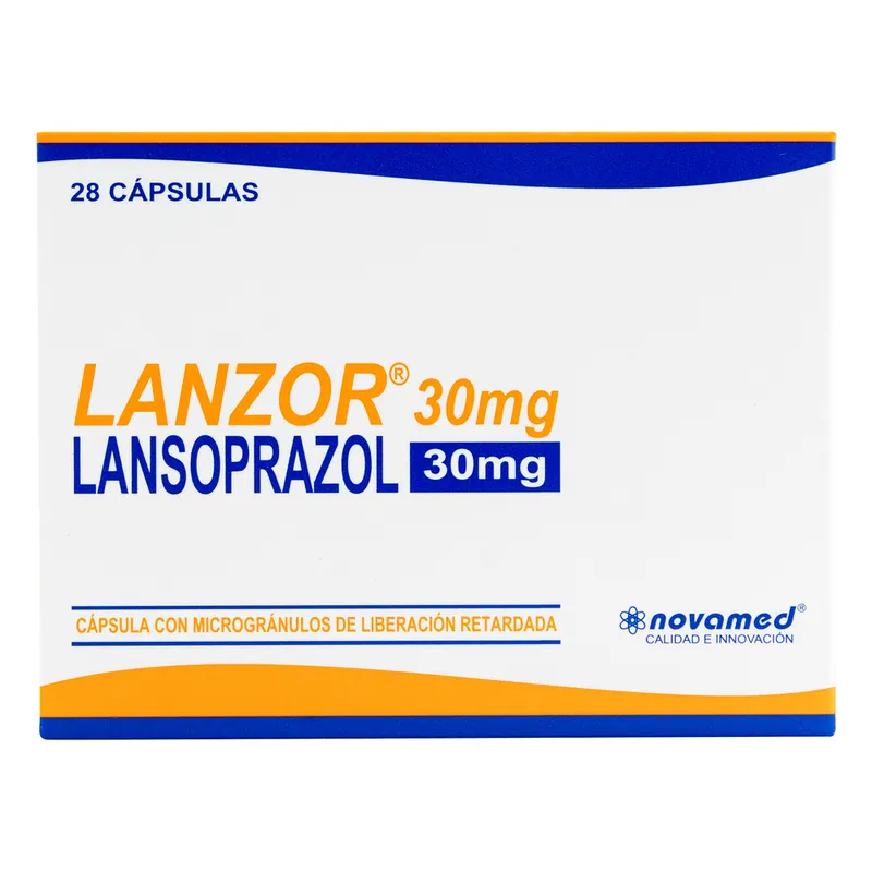 Lansoprazol Lanzor 30 mg 28 cápsulas