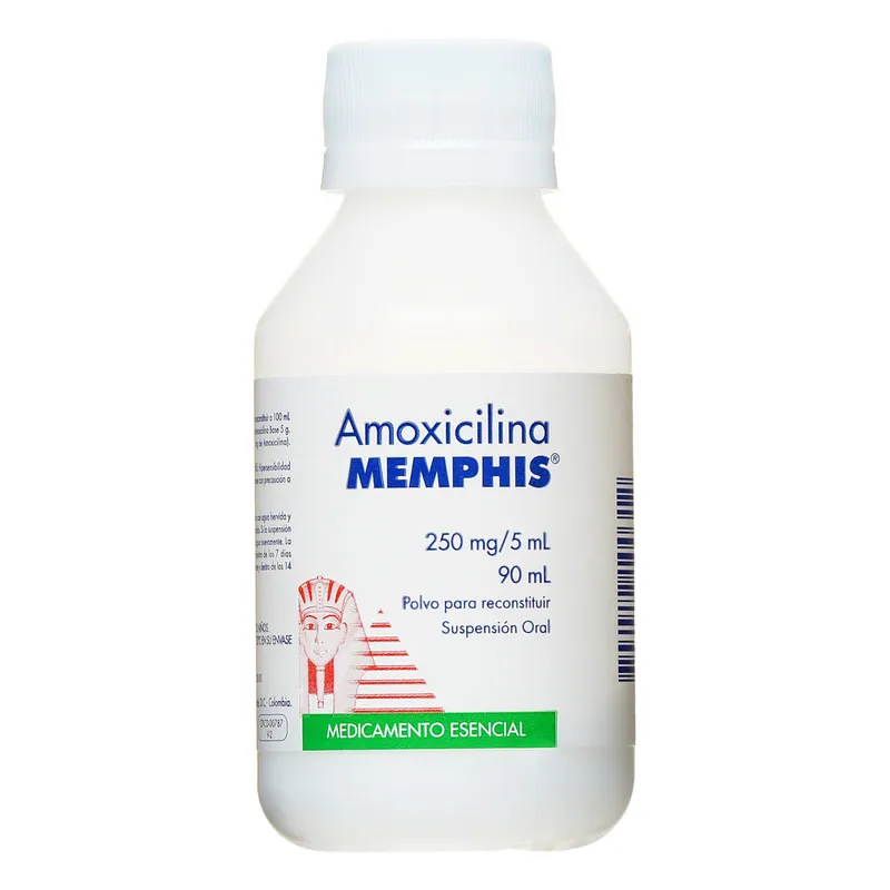 Amoxicilina 250 mg suspensión 90 mL MP