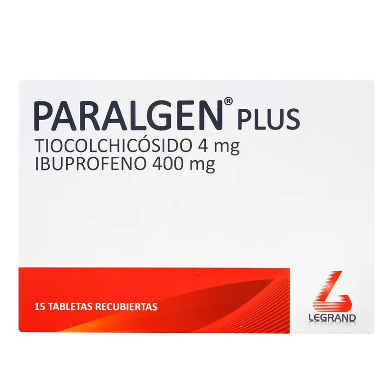 Paralgen Plus 15 tabletas