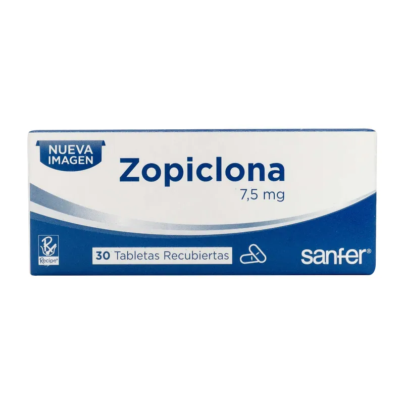 Zopiclona 7.5 mg 30 tabletas RC