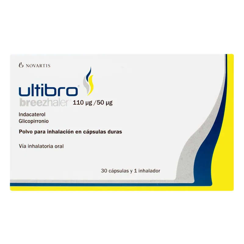 Ultibro Breezhaler 50 mg 30 cápsulas