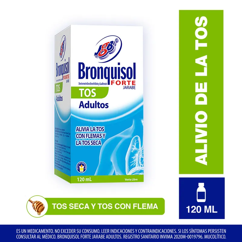Bronquisol Forte Tos Adulto jarabe 120 mL