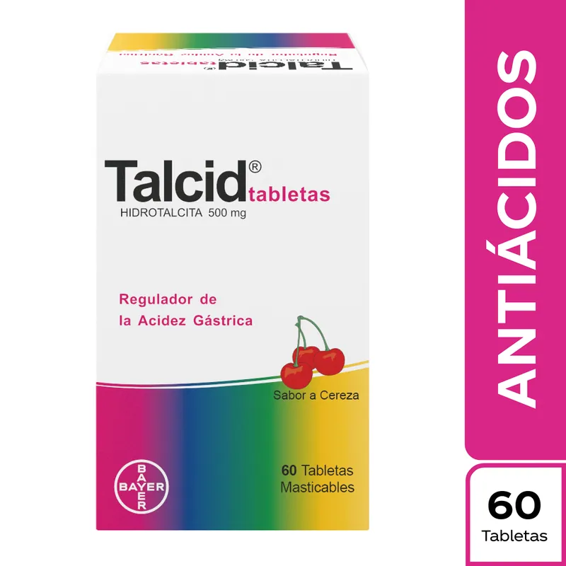 Talcid Cereza 60 tabletas