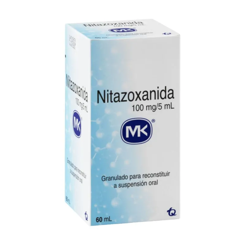 Nitazoxanida 100 mg suspensión 60 mL MK