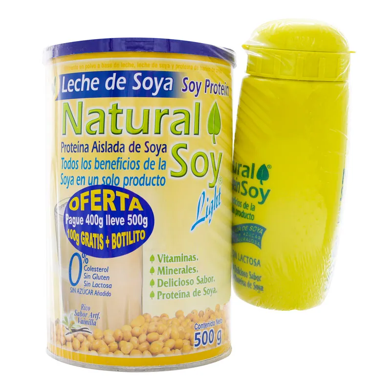 Natural Soy Vainilla 500 G+botilito