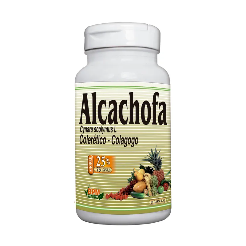 Alcachofa 500 mg 50 cápsulas Freshly+25 cápsulas