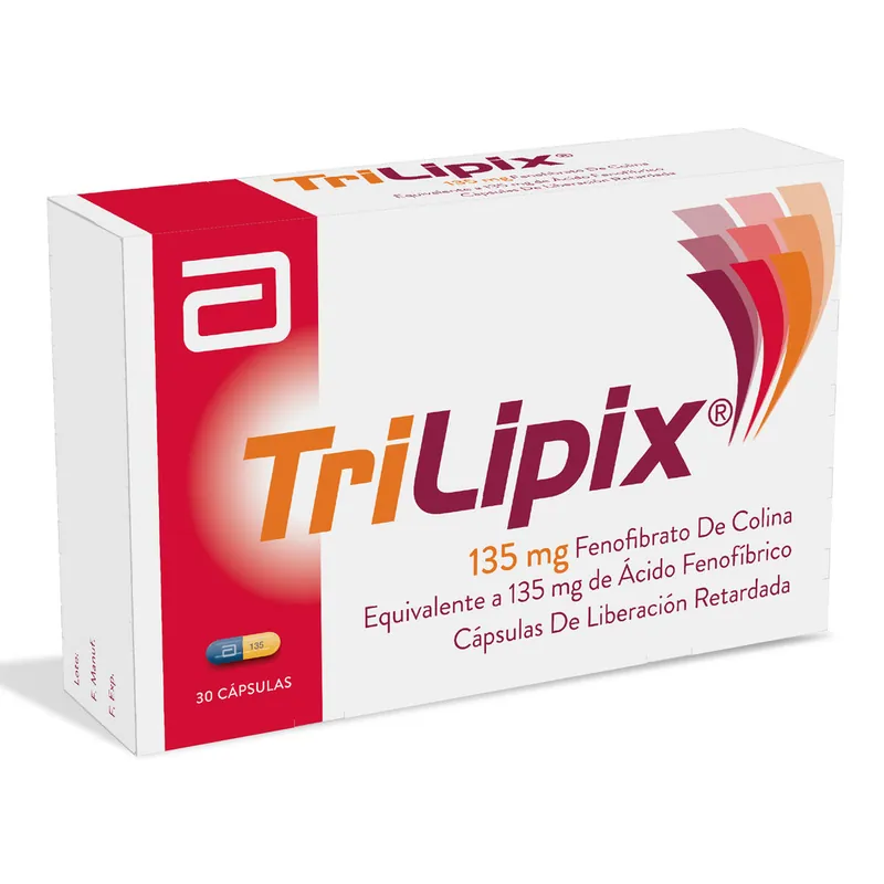 Trilipix Retard 135 mg 30 cápsulas
