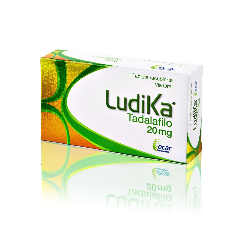 Ludika Tadalafilo 20 mg 1 tabletas