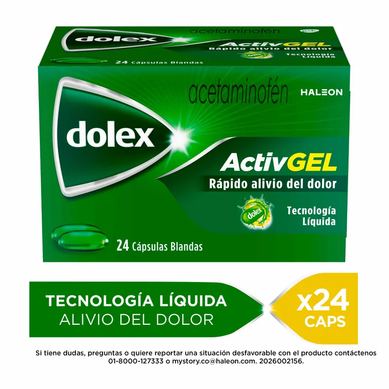 Dolex Activgel 24 cápsulas Liquidas