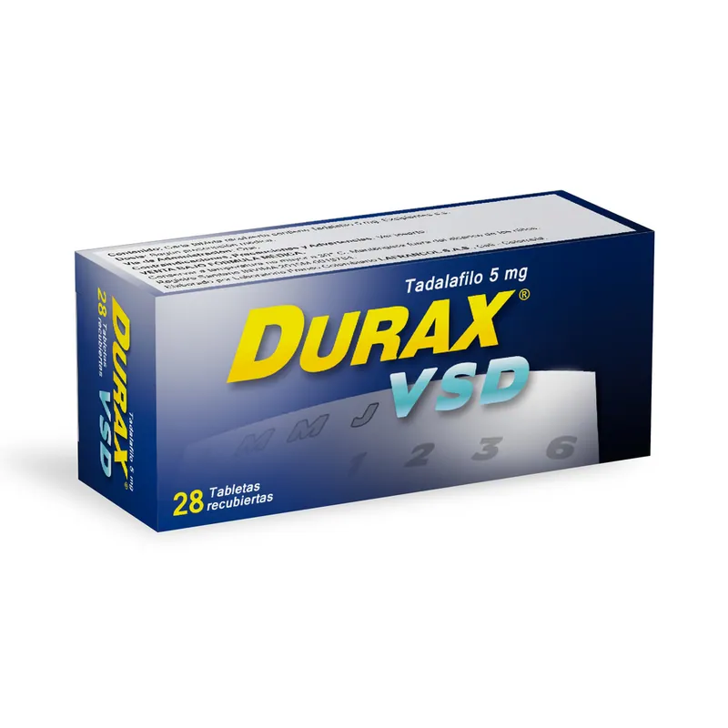 Durax Vsd 5 mg 28 tabletas