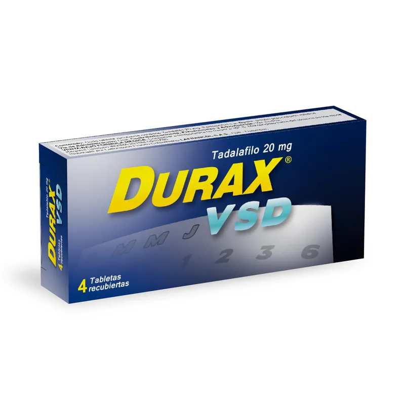 Durax Vsd 20 mg 4 tabletas