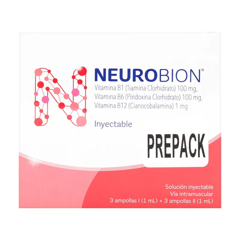 Prepack Neurobión 3 ampollas 2x3