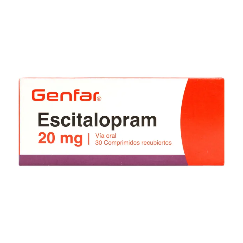 Escitalopram 20 mg 30 comprimidos GF