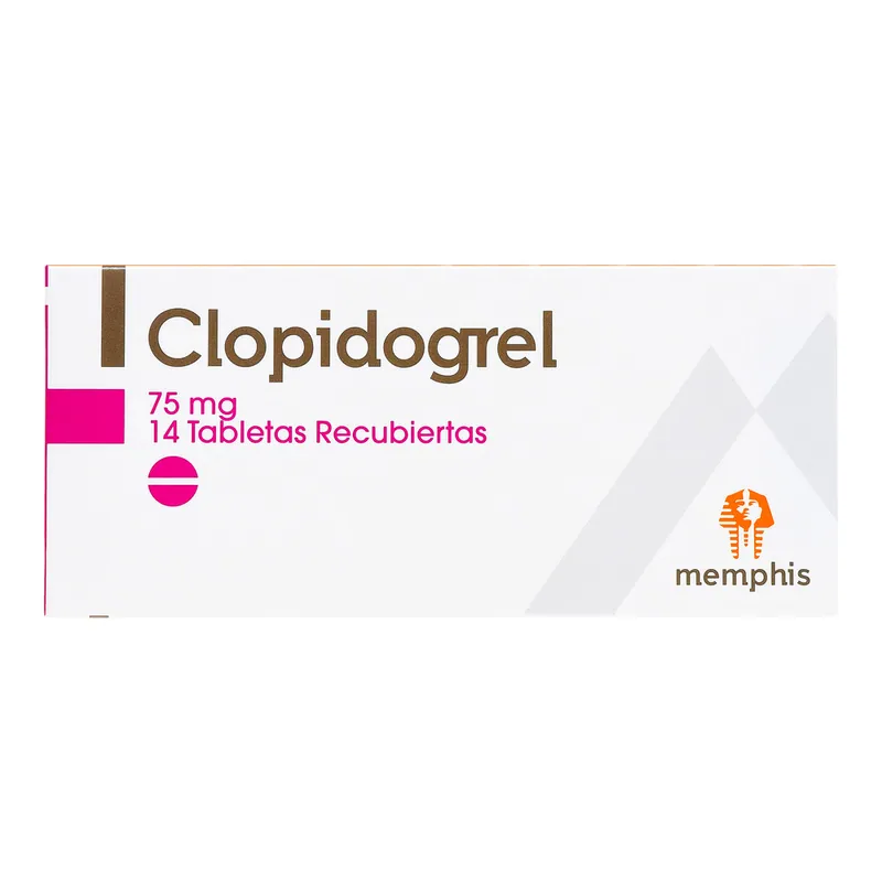 Clopidogrel 75 mg 14 tabletas MP