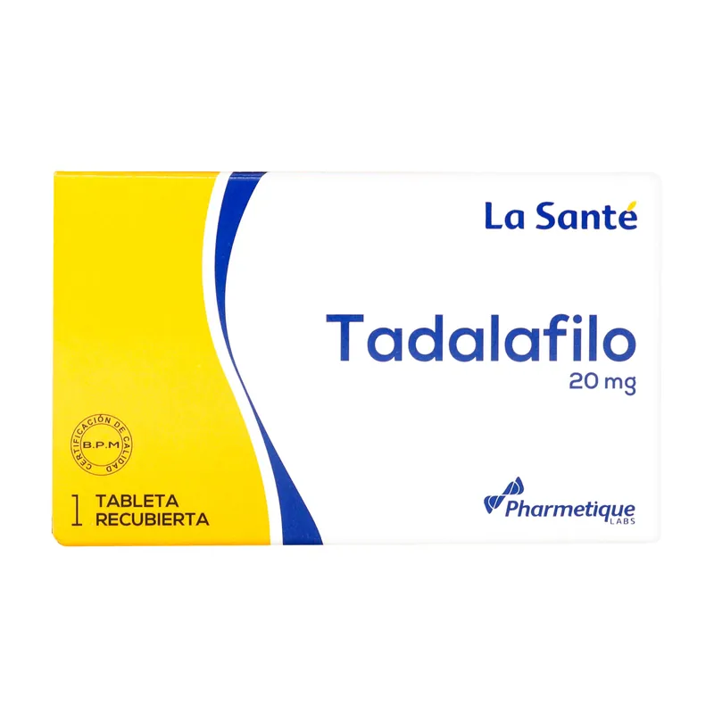 Tadalafilo 20 mg 1 tabletas LS