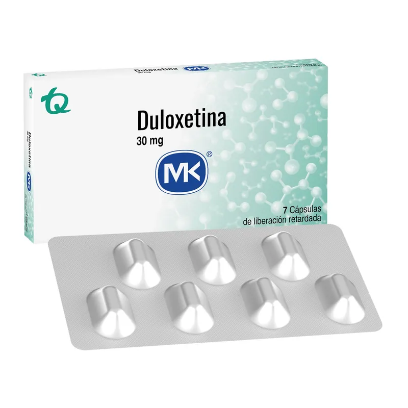 Duloxetina 30 mg 7 cápsulas MK