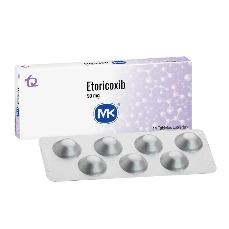 Etoricoxib 90 mg 14 tabletas MK